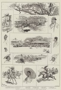 Sketches at the Rangoon Autumn Race-Meeting by Amedee Forestier